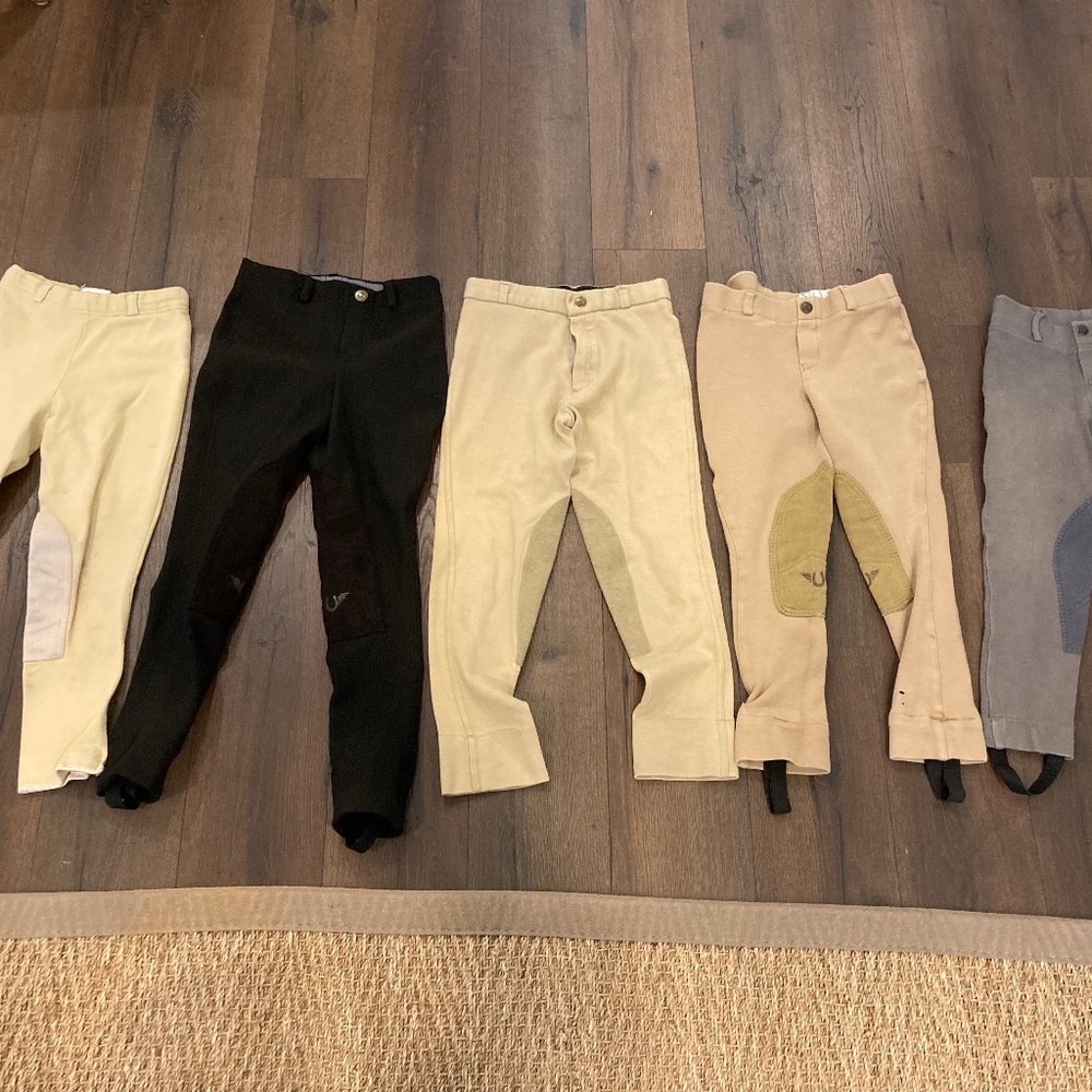 Little Girl Riding Pants